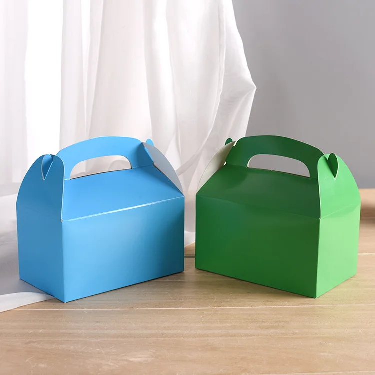 10–30 Stück Geschenkboxen mit Griffen, Backboxen, Süßigkeiten, Kekse, Leckerli-Boxen, Papier-Lunchboxen, Take-Out-Boxen für Hochzeitsfeier – Detail 5