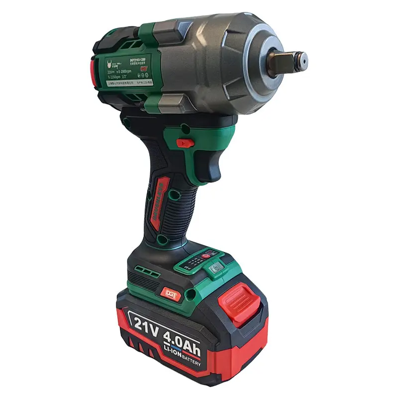 #High Quality Industrial 21V American Version Intelligent Memory Electric Wrench (Super Torque Lithium-Ion Battery) CE