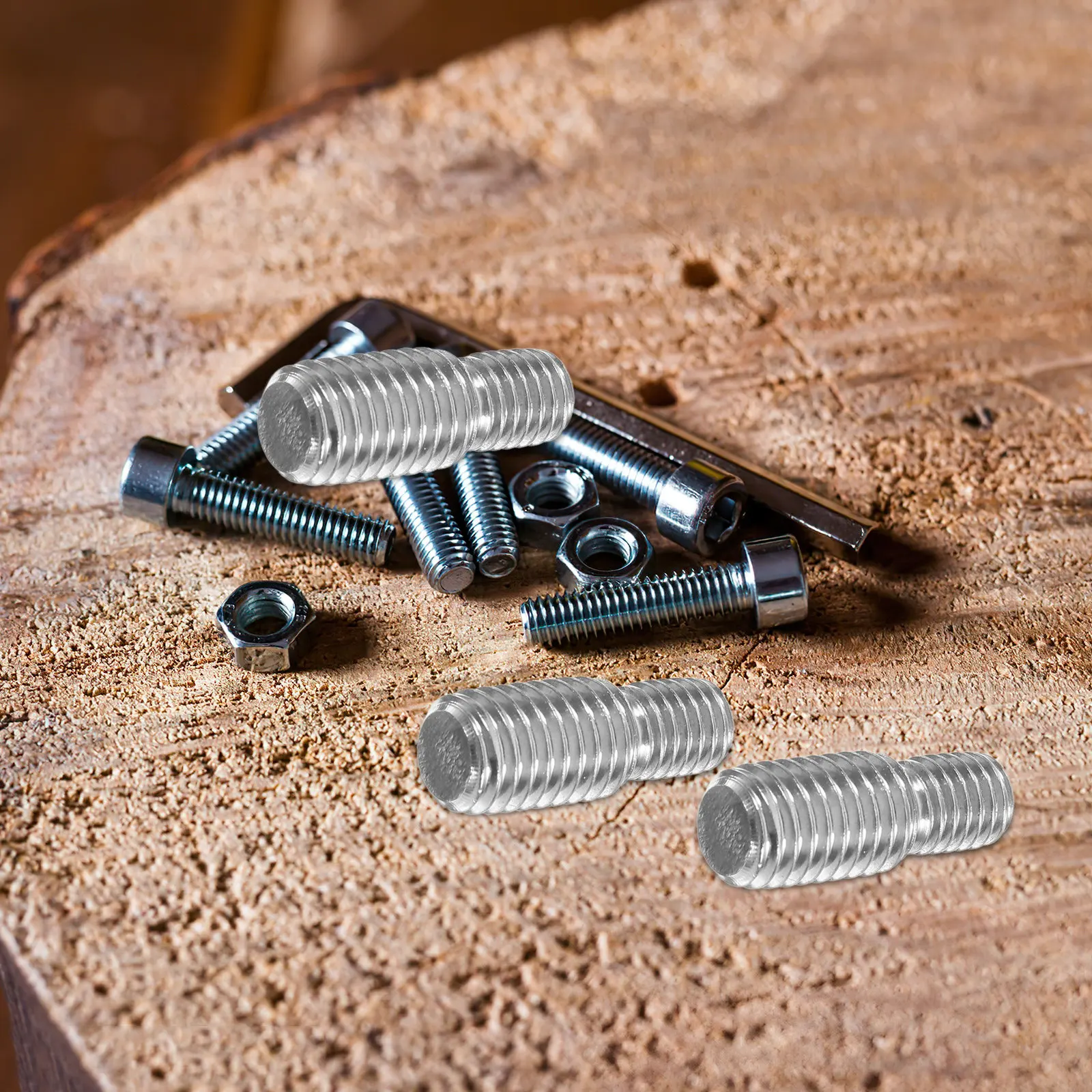 

10 шт. резьбовых переходников из нержавеющей стали M8x10 на M10x15 для ремонта мебели и фурнитуры