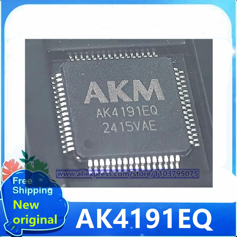 1 PZ/LOTTO AK4191EQ AK4191EQ-L QFP64 100% Nuovo Originale