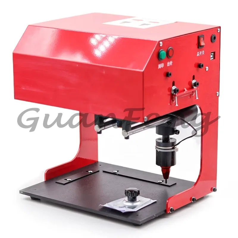 200*130mm Desktop Pneumatic Electric Marking Machine Car Nameplate Metal Parts Engraving Machine