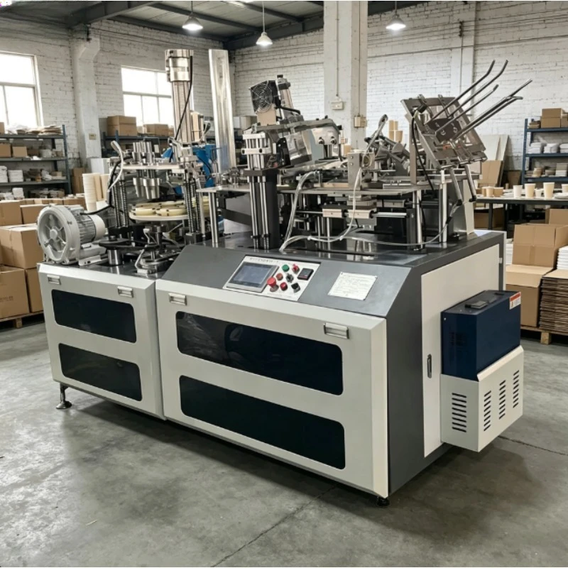 Customized Double Layers Coffee Ultrasonic Paper Cup Making Machine with Lowest Price Second Layer Cup Making Machine