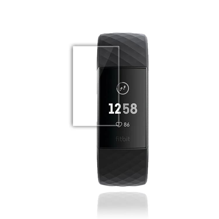 4 stuks volledig scherm horlogebeschermer volledige TPU hydrogelfilm voor fitbit charge 3/inspire HR horloge