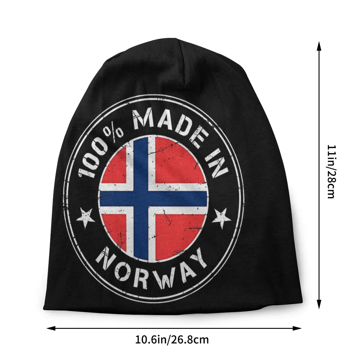 Bonnet Hats Norway Flag Men Women's Thin Skullies Beanies Hat Made In Norway Autumn Spring Warm Cap Design Caps