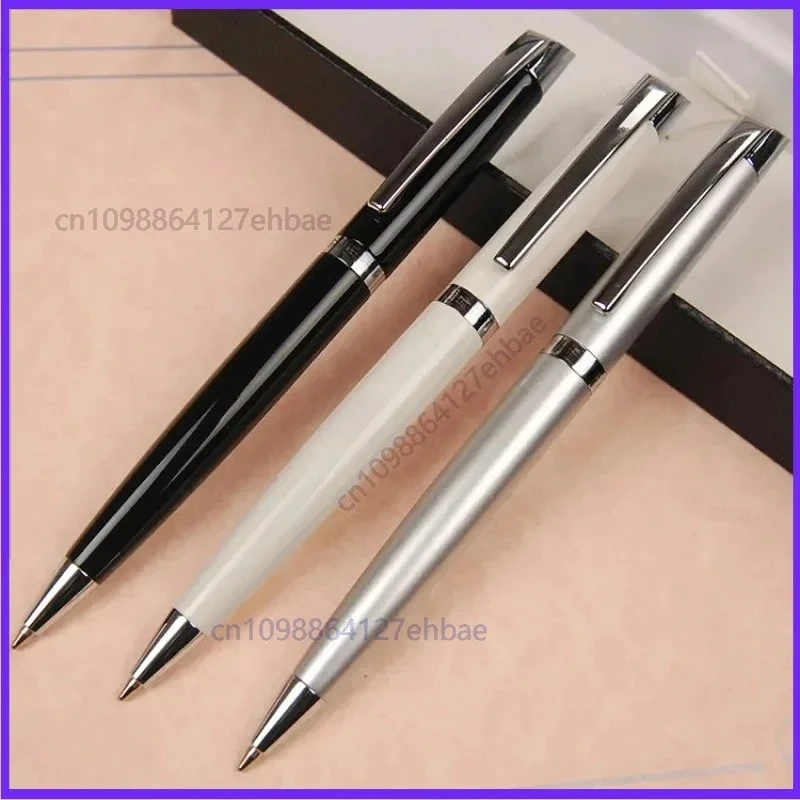 recharge-de-stylo-a-bille-en-metal-de-haute-qualite-g2-avec-pointe-rotative-meilleurs-stylos-gel-mb-07-mm-argentes-fournitures-scolaires-papeterie-ecriture