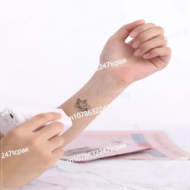 usb mini portable handheld temporary tattoo printer machine sticker card logo label phone case printer