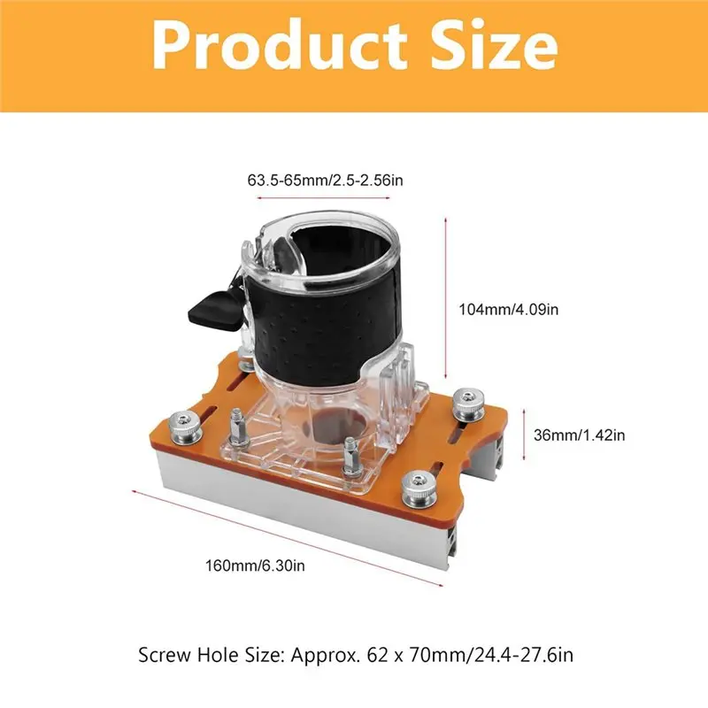 B23B جهاز توجيه الخشب الشق محدد عالية الدقة قوس طحن منحنى أداة القطع حافة المتقلب مع قاعدة مشقوق دقيقة #4