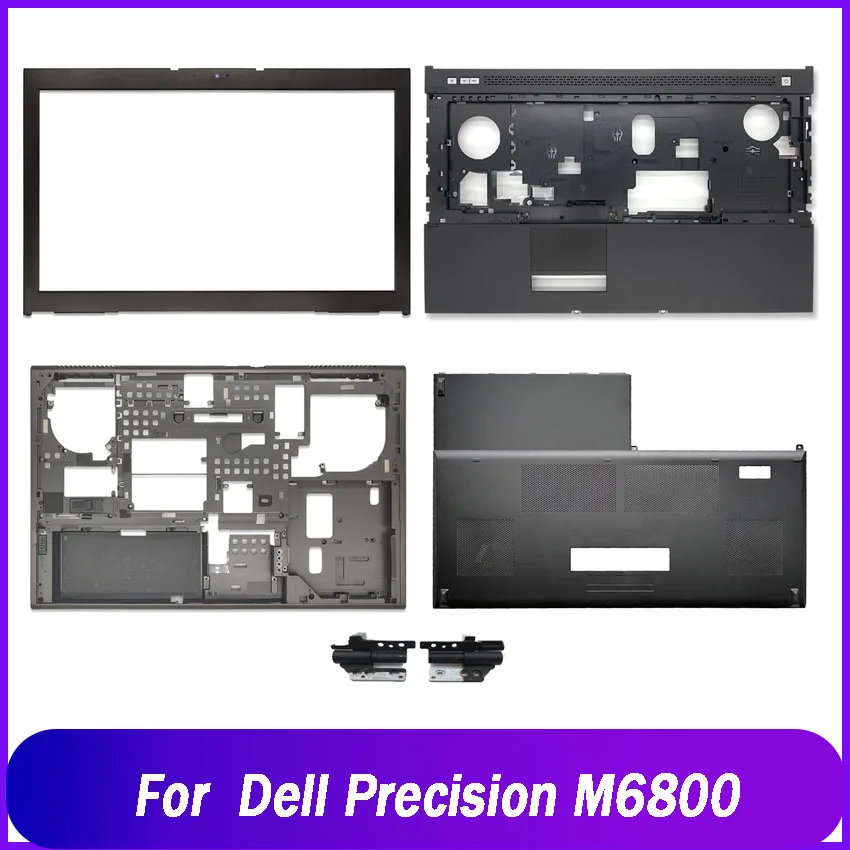 NEW Laptop LCD Back Cover/LCD Front Bezel/LCD Hinges/Palmrest/Bottom Case For Dell Precision M6800 0VVHJD 06JTWK 0JWPYX 0Y7TTV