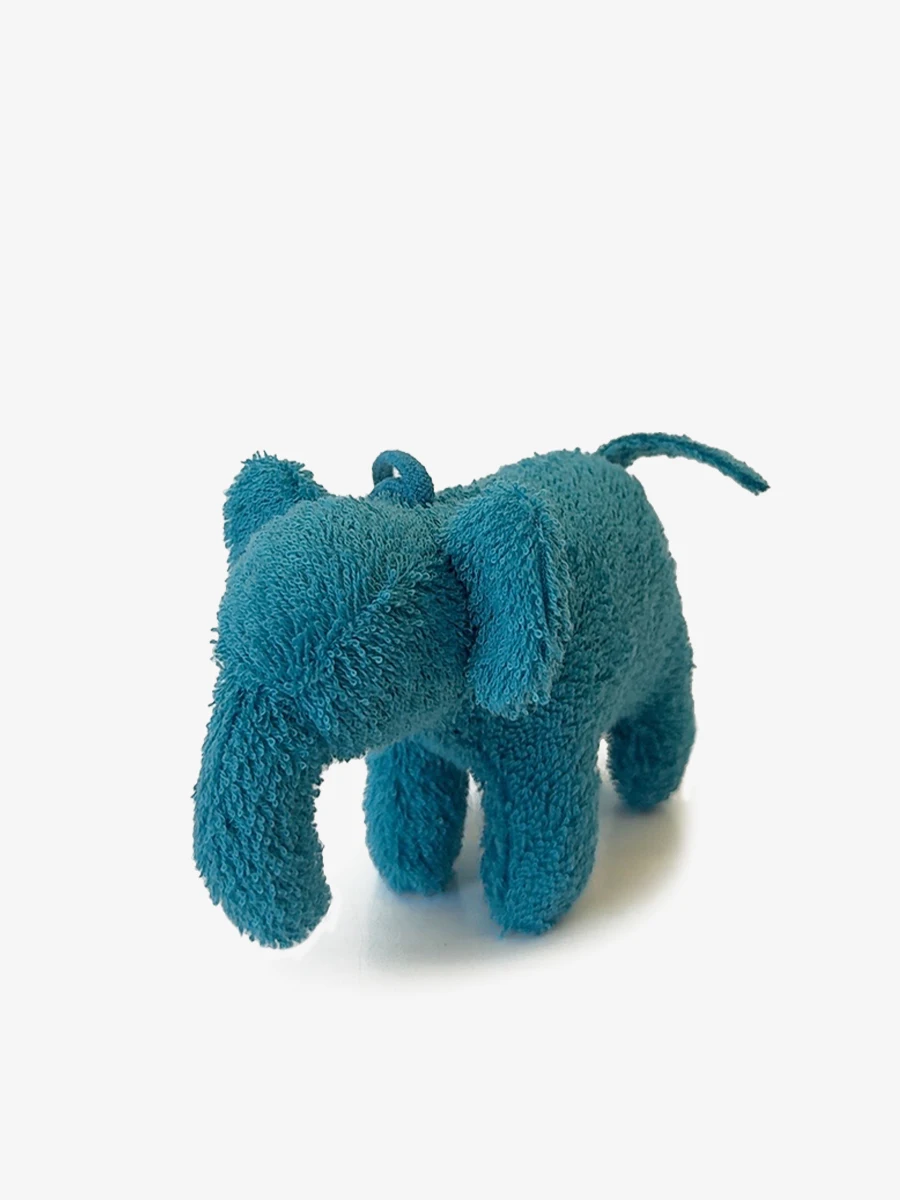 

Bag pendant women 2025 new blanket weaving method lake water blue elephant pendant keychain