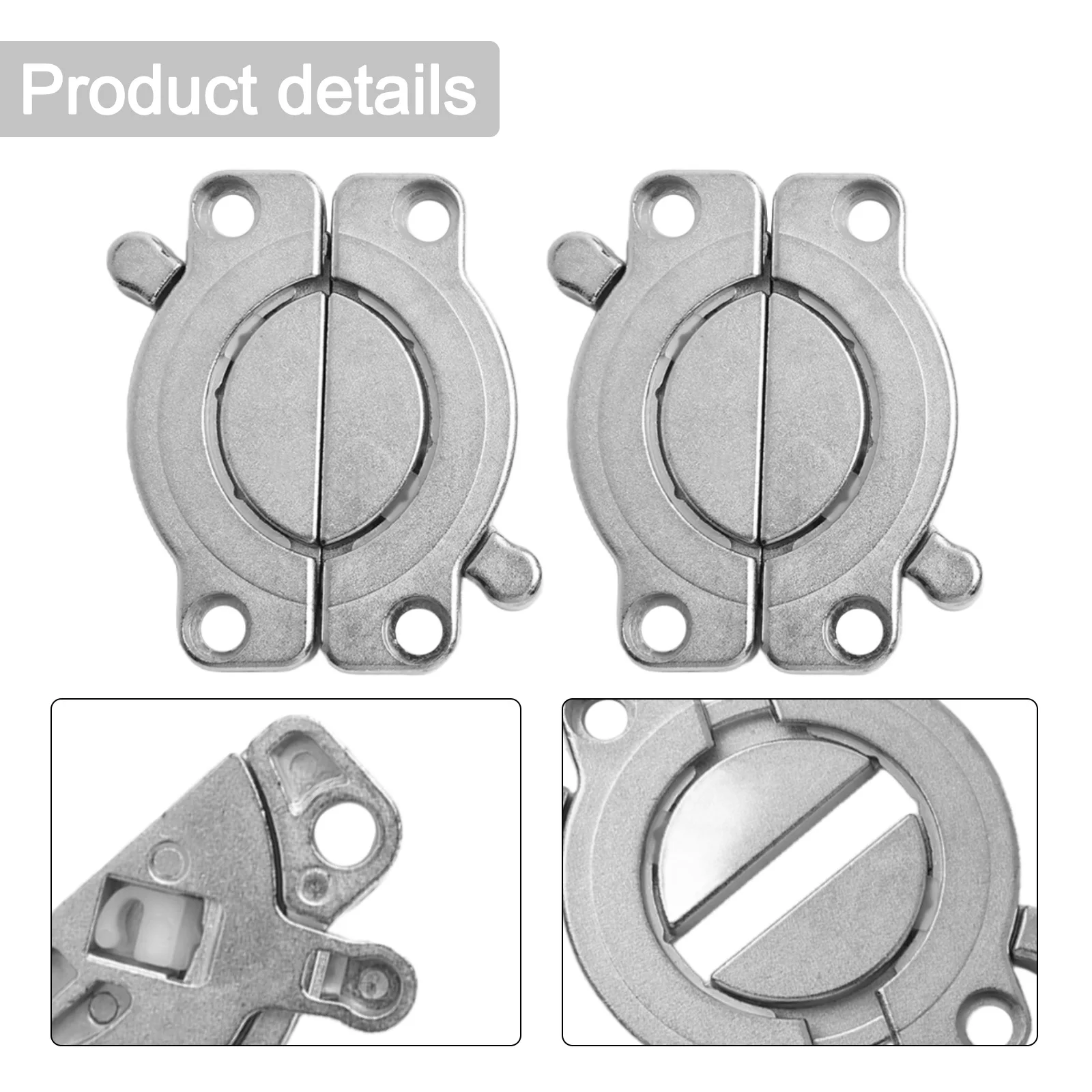 

Card Design Desktop Connector Plane Connector Anti-rust Easy To Use Firm Connection Half-moon Design For Office Desks