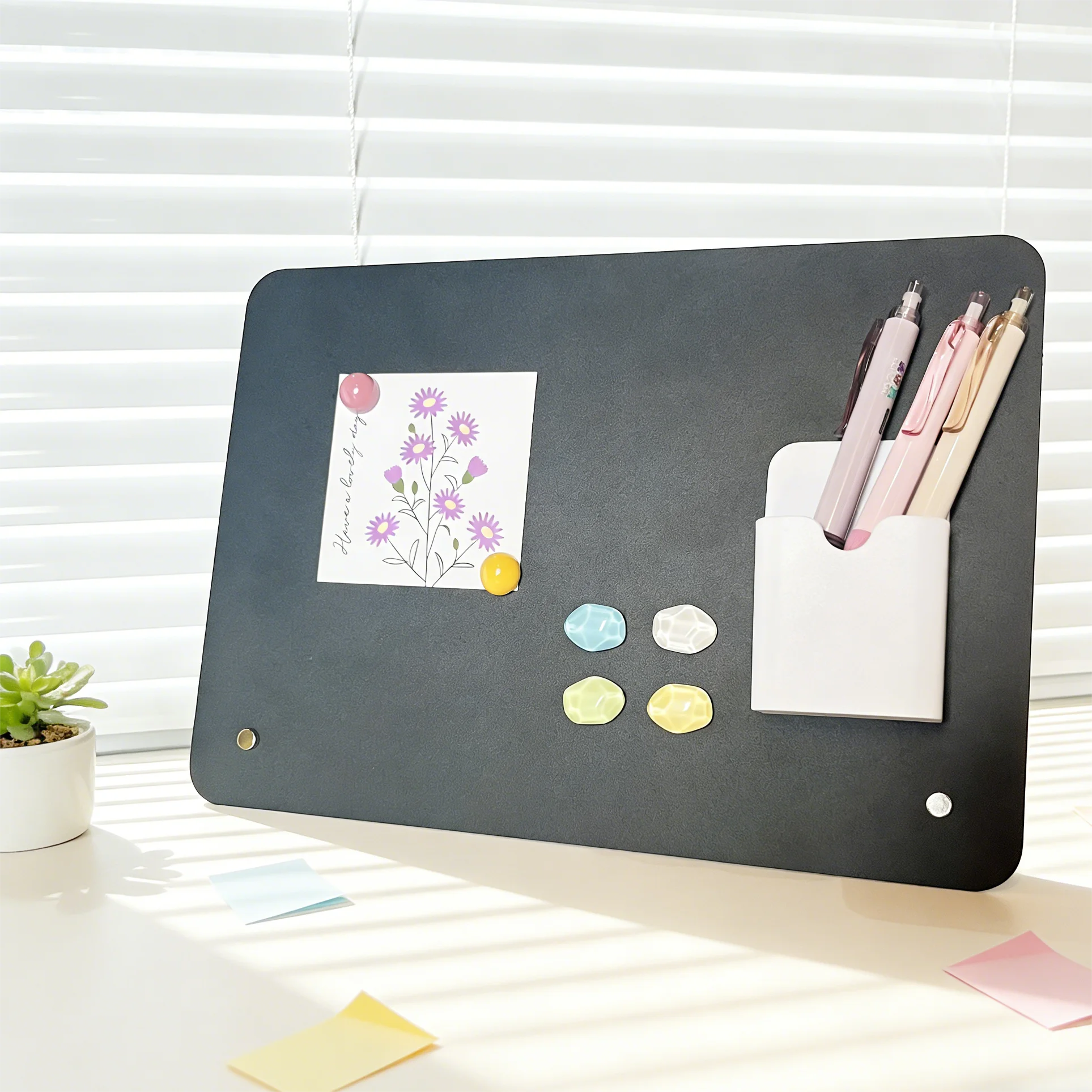 Magnetische Schreibtischtafel, Stehender Notizblock, Geschenk zum Schulanfang, Geburtstagsgeschenk, Weihnachtsgeschenk, Lehrer-Wertschätzungspräsent