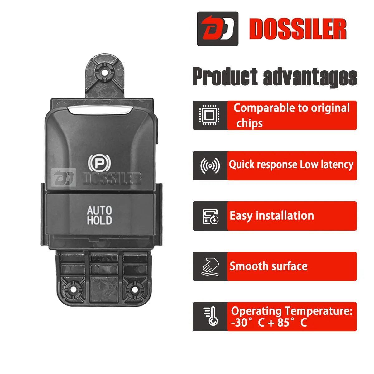 93310-G3000 Dossiler Electrical Handbrake Parking Brake Switch AUTO HOLD For Hyundai Kona I30 N Line 2018 2019 2020 Car Parts