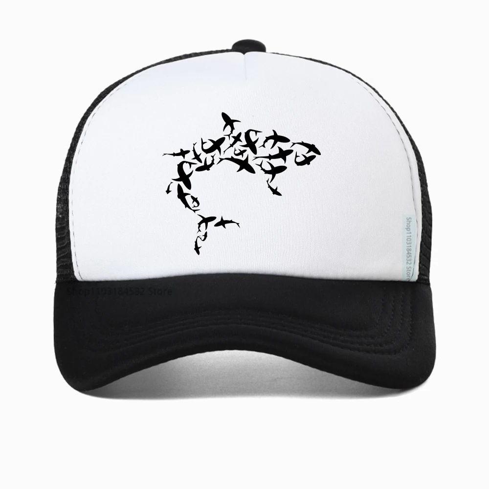 

Great White Shark Lover Marine Biology Animal Science baseball cap fashion Men Women summer style hipster cap Breathable sun hat