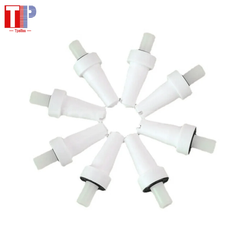 Tpaitlss 8 Pcs Electrostatic Powder Coating Flat jet nozzle for GM03 opti NF20 spray gun