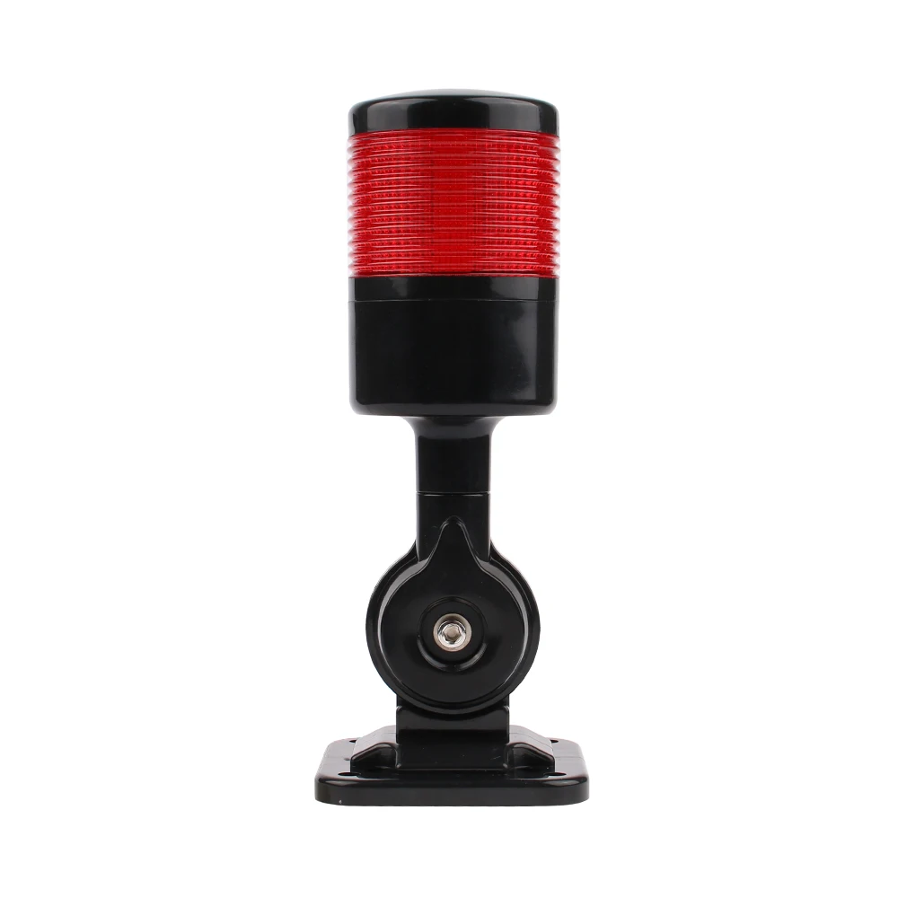55mm de diámetro 24v DC 220v luz constante LED torre de señal luz multicapa luces de alarma apilables advertencia para máquina Industrial