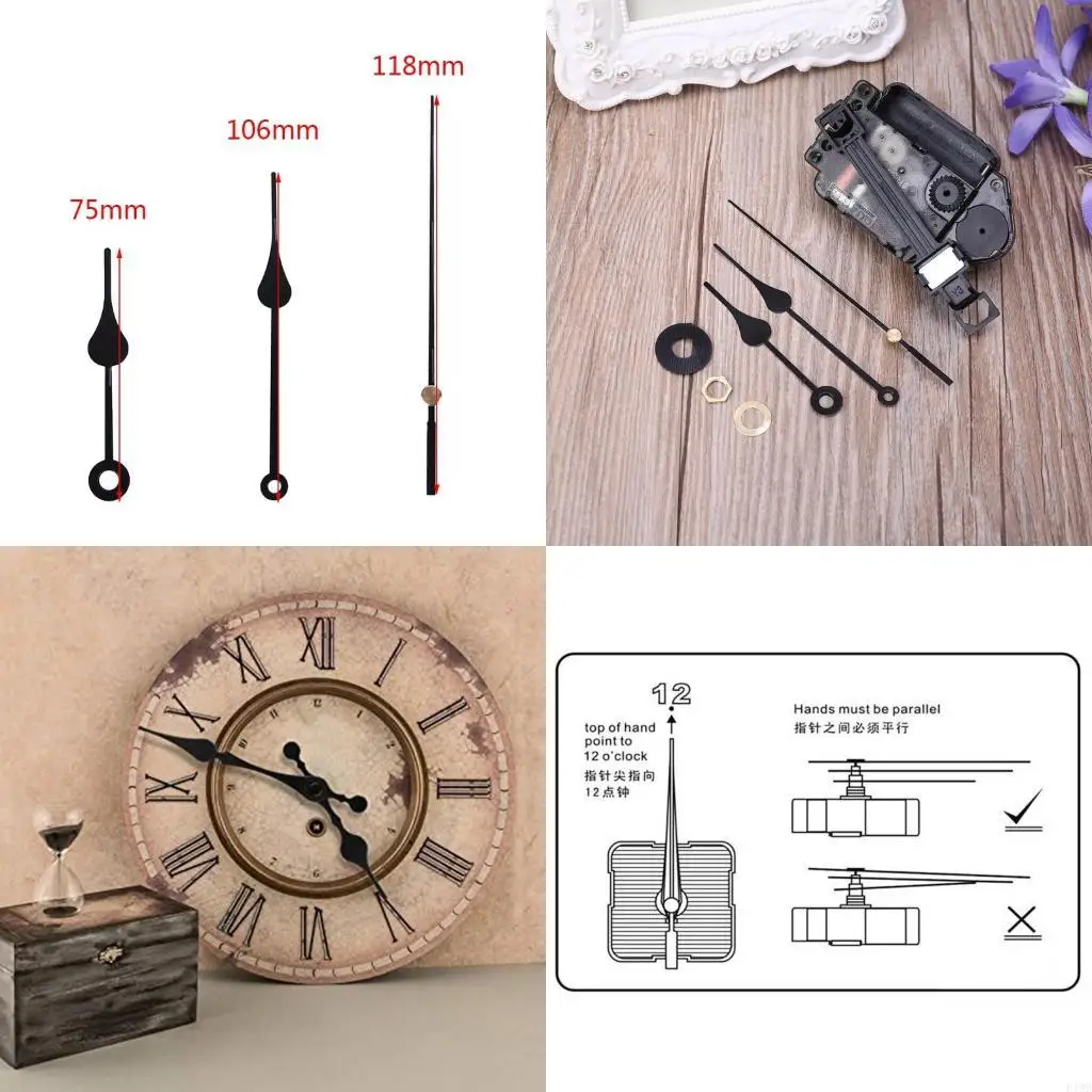 F19B Pendulum Type Movement Clock Accessory DIY Movement Mechanism Hands Motor Repair