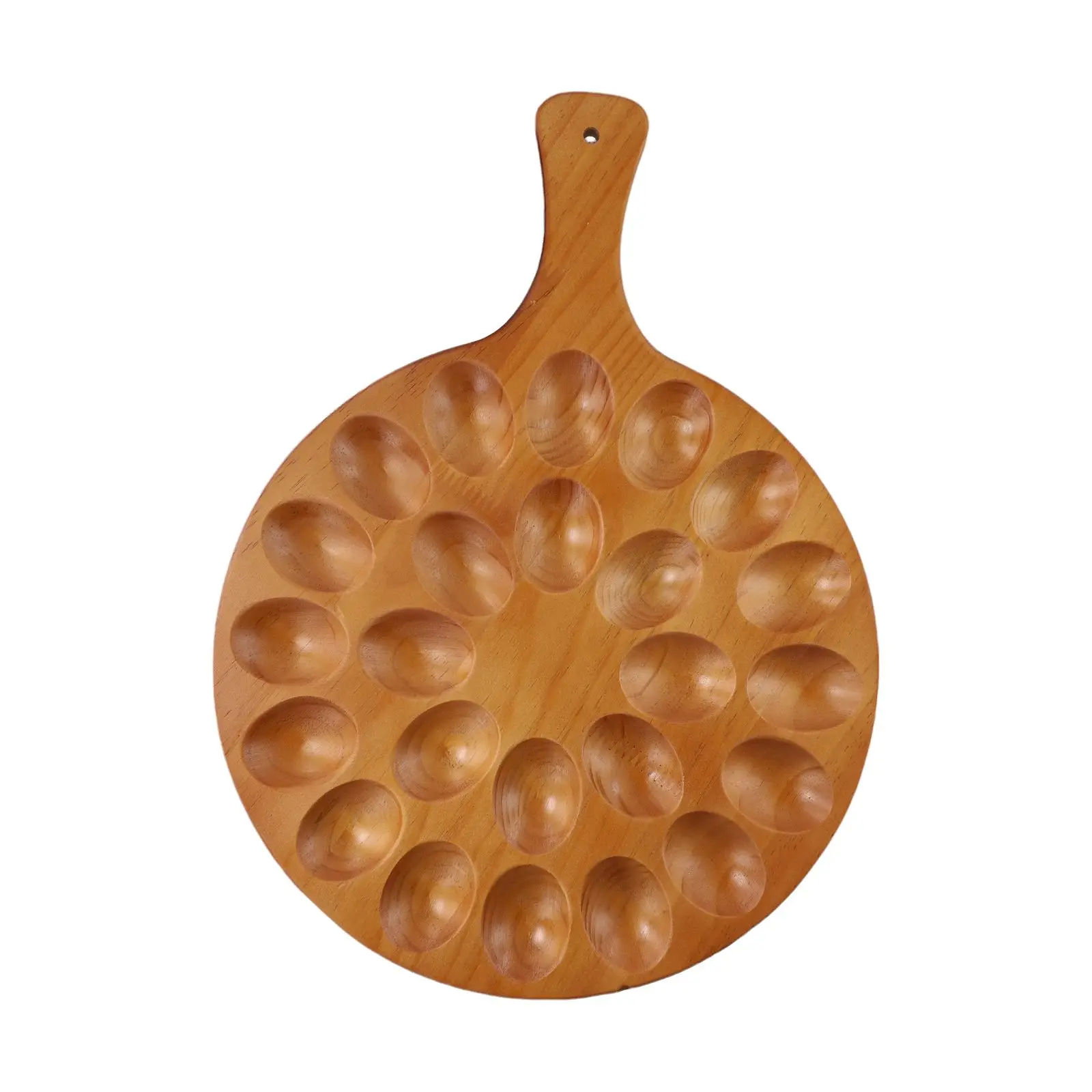 Deviled Egg Platter Storage Tray Egg Trays Egg Platter Holder 24 Holes 40x29.5x1.7cm Cooked Food Platter For Fresh Eggs