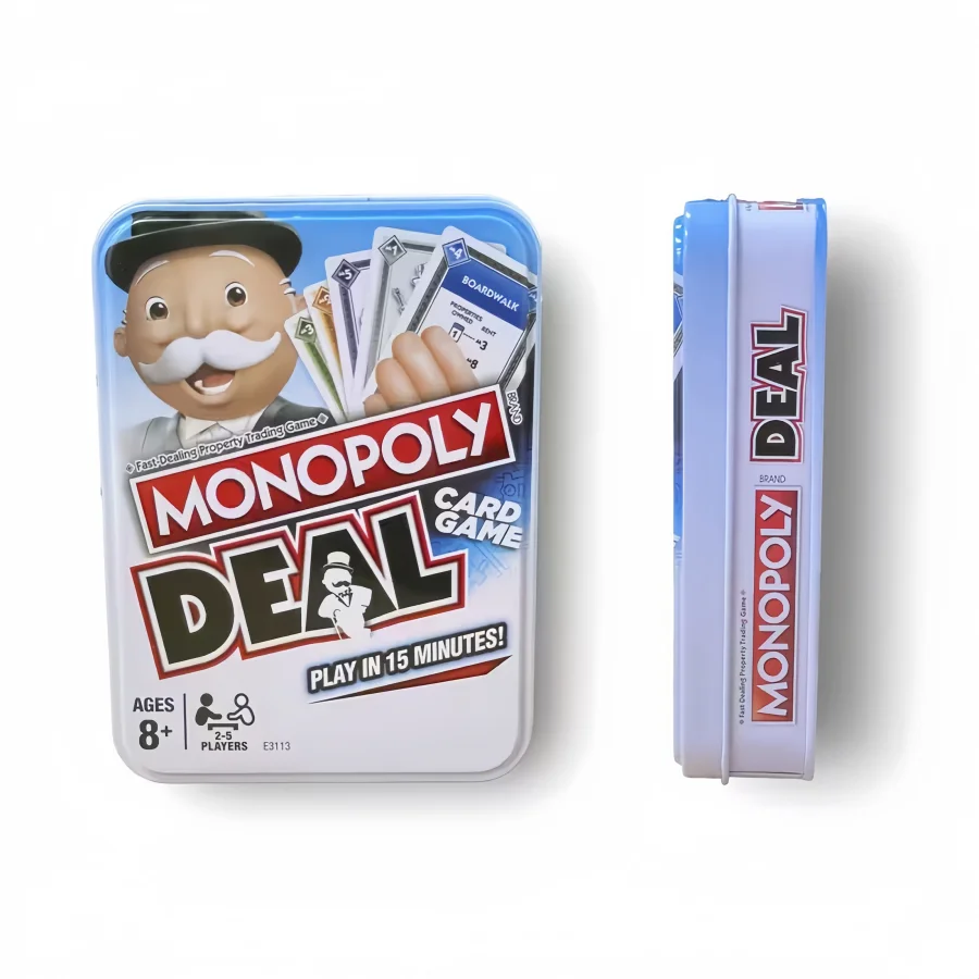 Monopoly Real Estate Tycoon Classic Edition: un juego de cartas de viaje imprescindible para las vacaciones familiares y un gran regalo para las vacaciones.