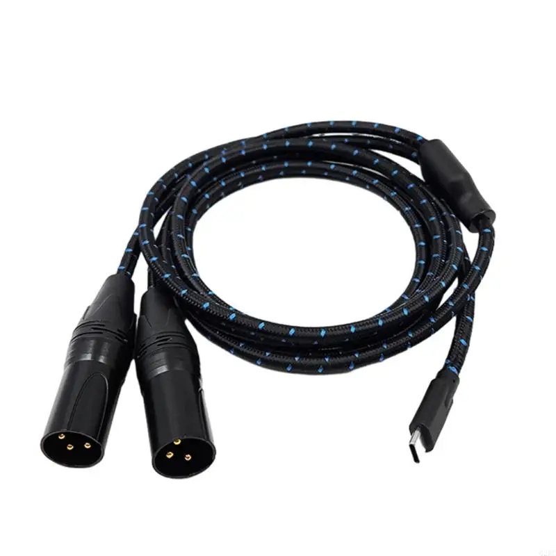 G2AC TypeC to 2XLR Cable UsbC to 2XLR Male Cable for Music Speaker