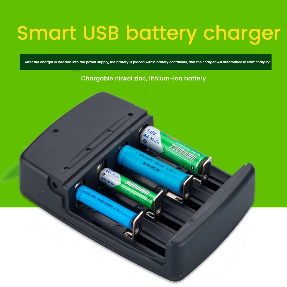 Smart USB Li-Ion 18650 26650 Battery Charger Portable Power Charging 4.2V Lithium Battery Chargers