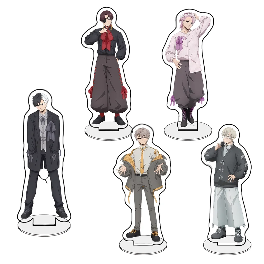 Figura de acrílico de 15 cm de anime “Wind Breaker” estilo casual streetwear, llavero con figura de Haruka Sakura Hayato Suo, decoración de escritorio, regalo para días festivos.