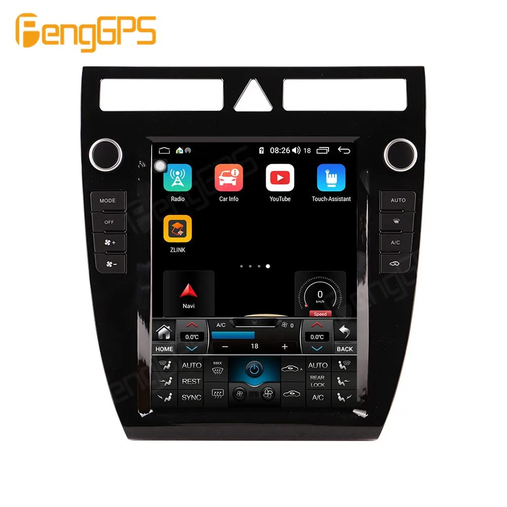 Dla Audi A6 S6 RS6 C5 1997 - 2004 Radio samochodowe z androidem Stereo Radio samochodowe 2Din styl Tesla odtwarzacz multimedialny nawigacja GPS