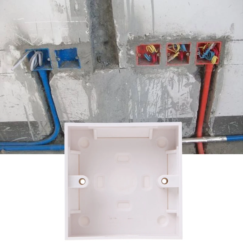 Dustproof Junction Box Surface Mount Back Box Electrical Power Back Box