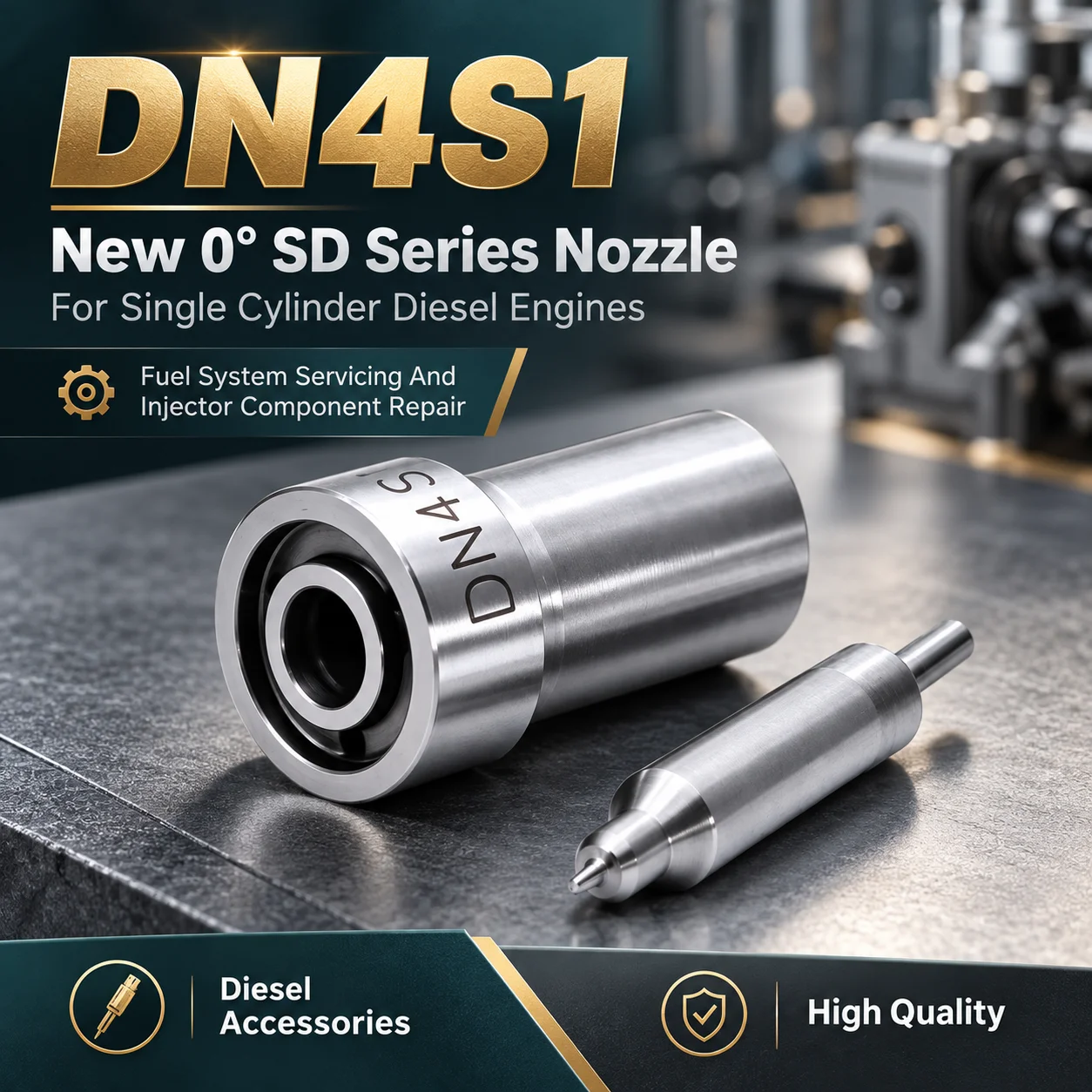 DN4S1 New 0° SD Series Nozzle For Single Cylinder Diesel Engines Fuel System Servicing And Injector Component Repair.LJ2030 ﻿