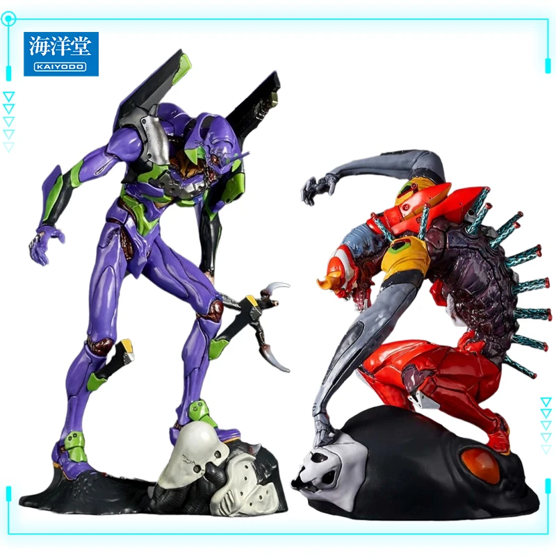 

Kaiyodo Original Shin Seiki Evangelion EVA-01 Sachiel Artpla Berserk EVA-02 Трансформация животных Собранная модель Фигурки
