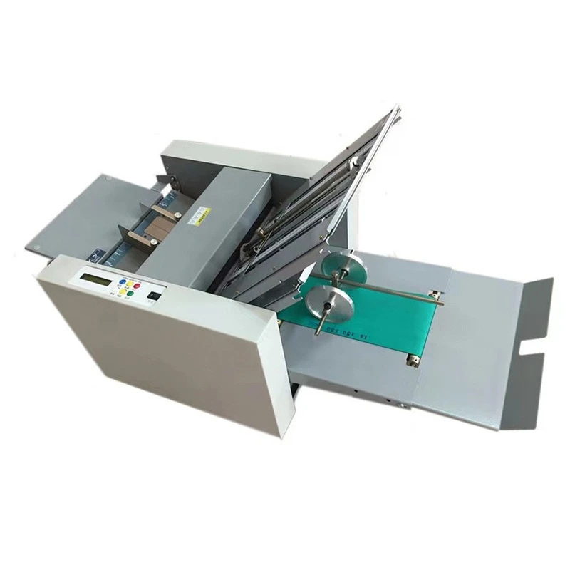 A3 small desktop automatic paper feeding with multiple folding methods, simple operation manual, folding machine