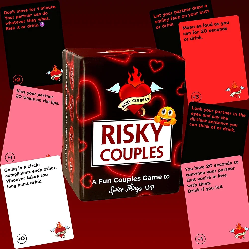 Risky Couples Super Fun Couples Game For Date Night 150 Spicy Dares Questions For Your Partner Romantic Anniversary Card Game