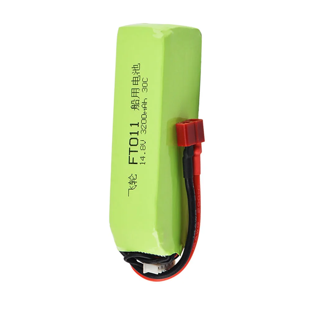 14.8V 3200mAh 30C ulepszona bateria Lipo do FT010 FT011 FT0114S łodzie RC helikopter części zamienne do samochodów 14.8V bateria T/SM/XT60 wtyczka