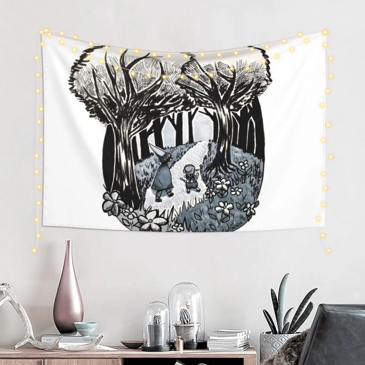 Lost in the Woods Tapestry House Decor Decoration Room Tapestry