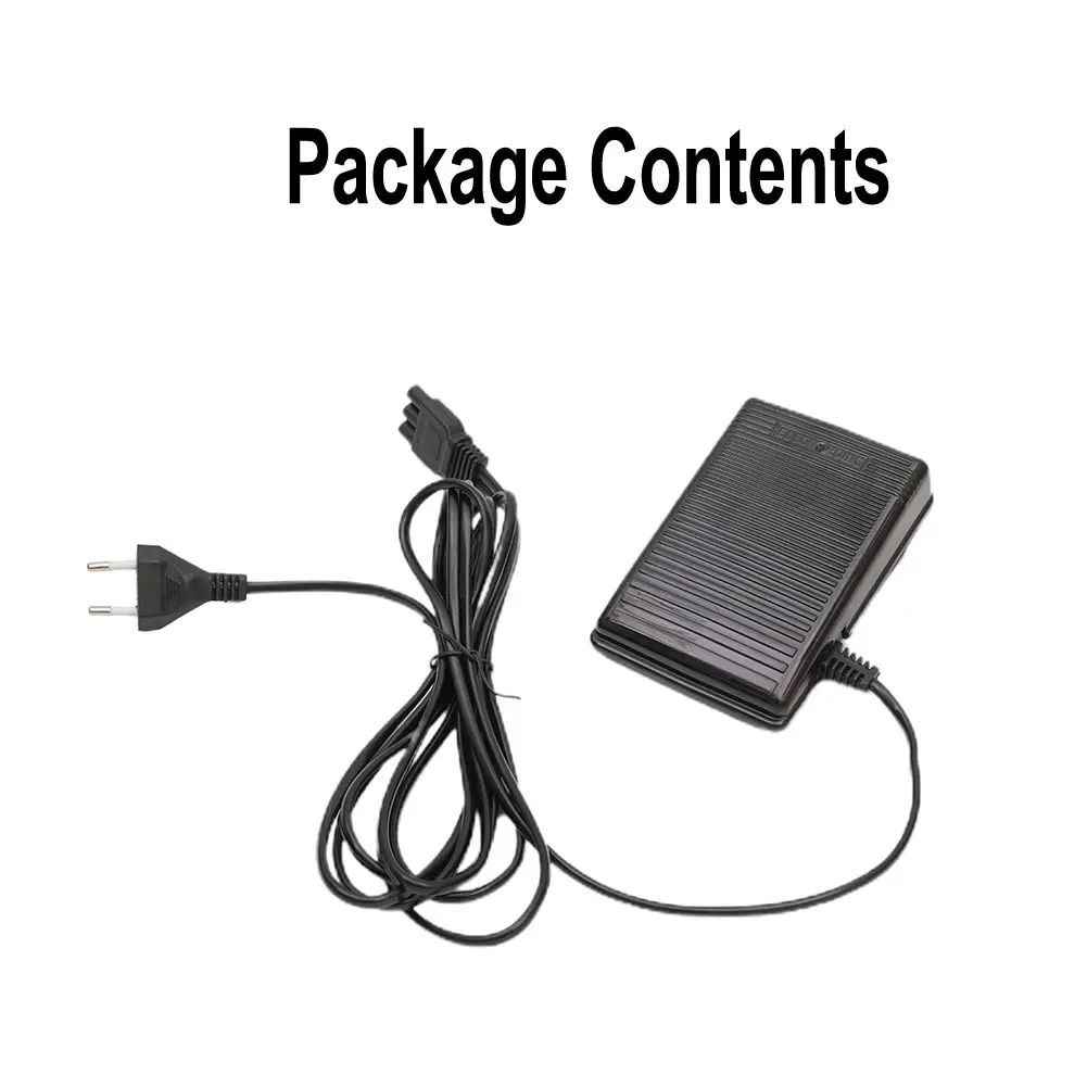 

Efficient Foot Control Pedal with Power Cord, Long lasting Durability, Compatible with JANOME2049, FY2301/2300, JH8330A/JH8190S