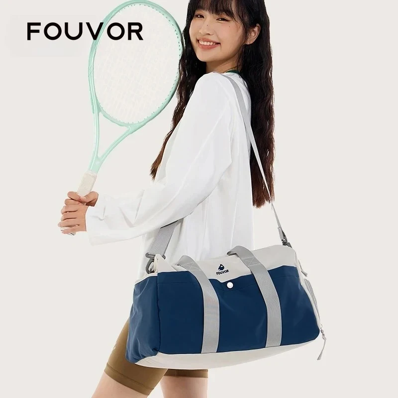 

Fouvor Large Luggage Bag Women 2026 Trend Handbags Lightweight Outdoor Sports Travel Duffel Bag Fashion Casual Gym Bags 3047-05