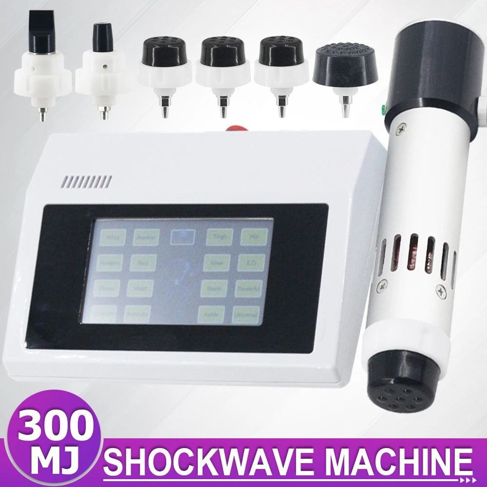 

300MJ Shockwave Therapy Machine For Effective ED Treatment And Body Pain Relief Massage 18Hz Professional Shock Wave Massager