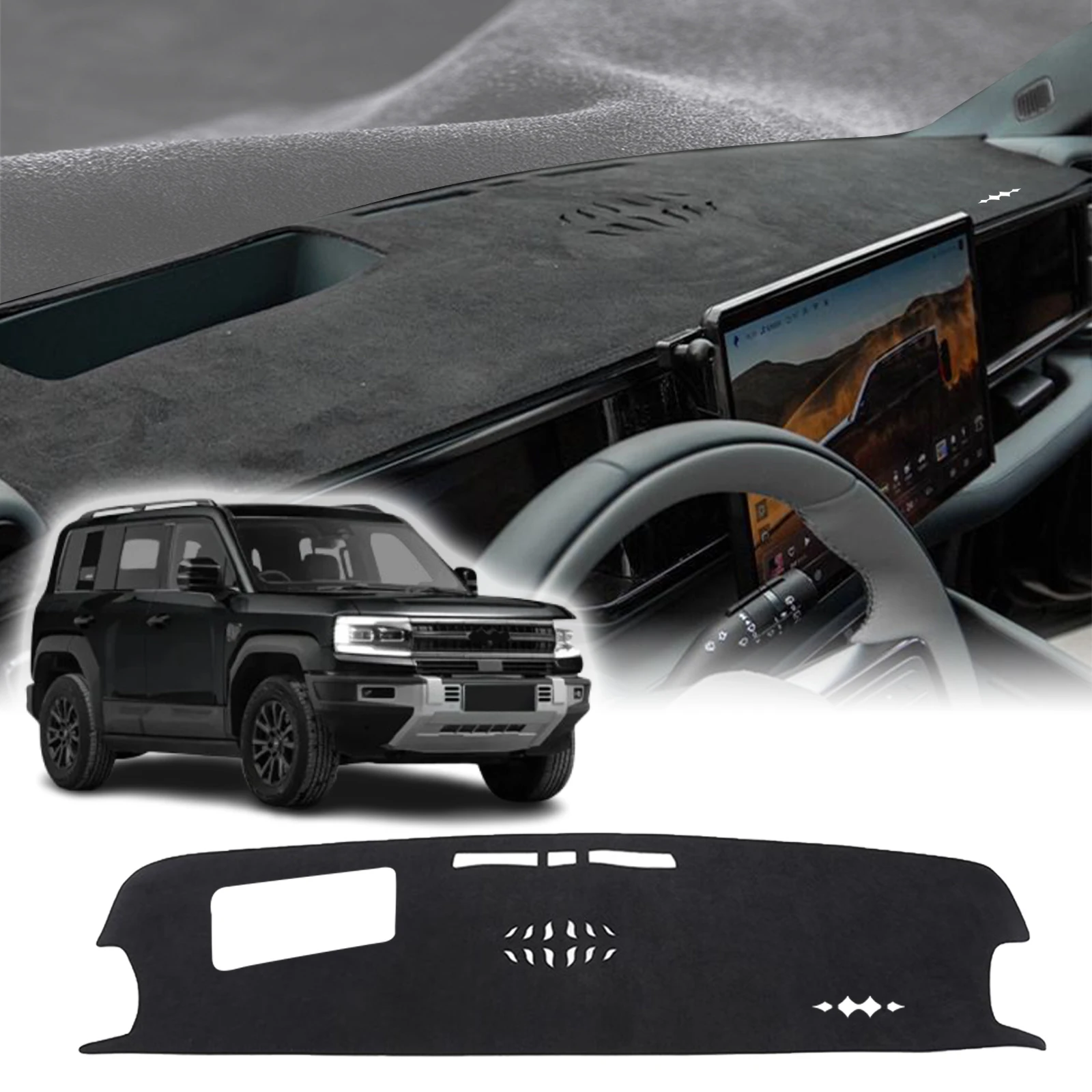 

fit for BYD Formula Leopard 5 2025 2026 DENZA B5 Car DashMat Sunshade Protective Carpet Accessories Dashmat Dashboard Cover Pad