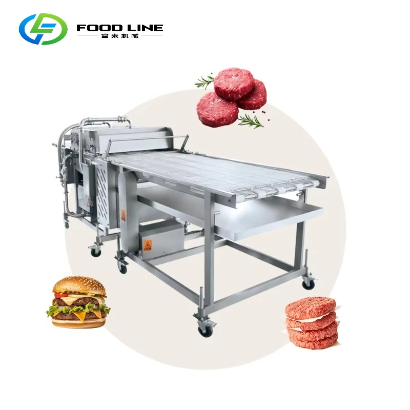Customize Factory Direct Automatic Burger and Meatball Patty Making Machine Hamburger Meat Patty Chicken Nugget Forming Machine