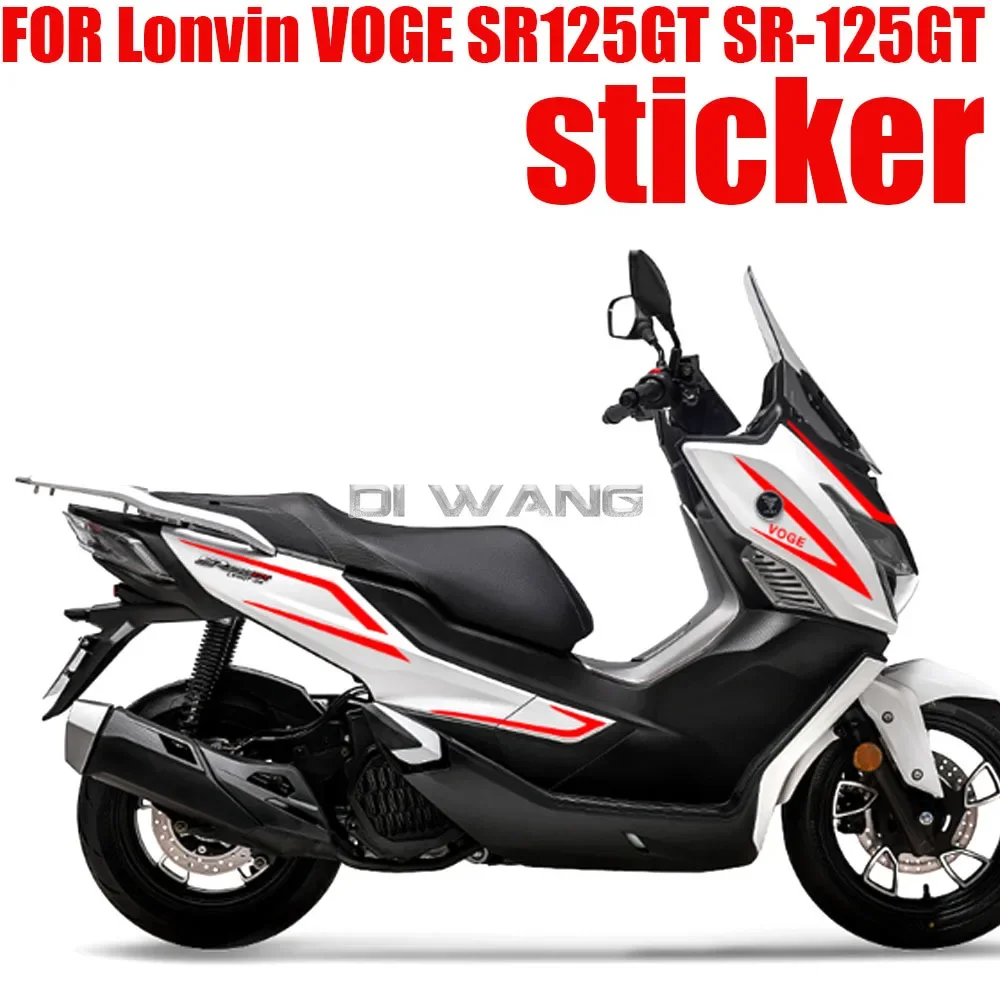 

Motorcycle Stickers Full Car Latte Art Modified Waterproof Stickers Body Decoration Film FOR Loncin VOGE SR125GT SR1 125