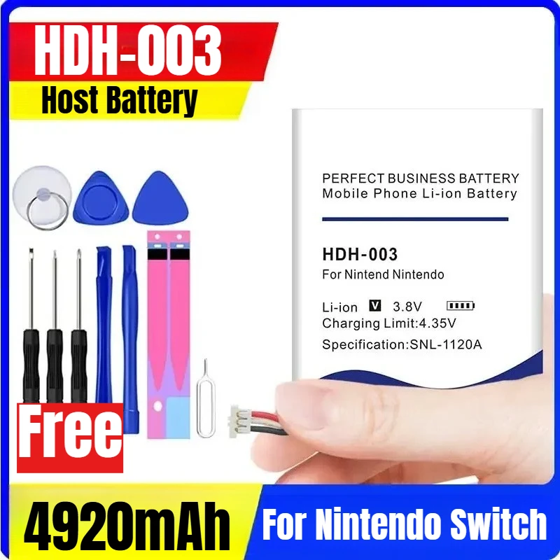

4920mAh 3.8V HDH-003 Host Battery for Nintendo Switch