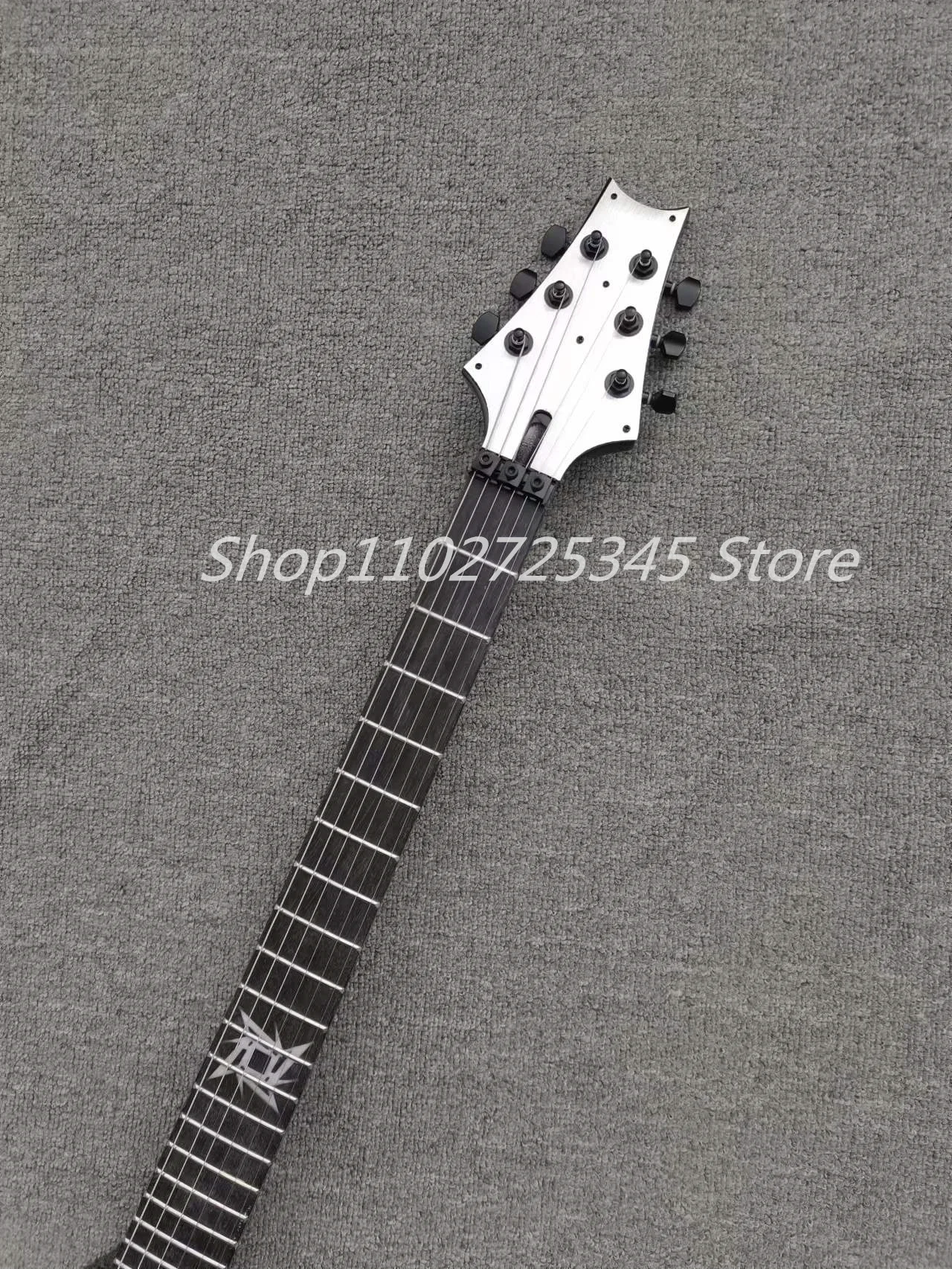 6 string electric guitar, rosewood fingerboard, black accessory, vibrato system, the seller shall bear the freight