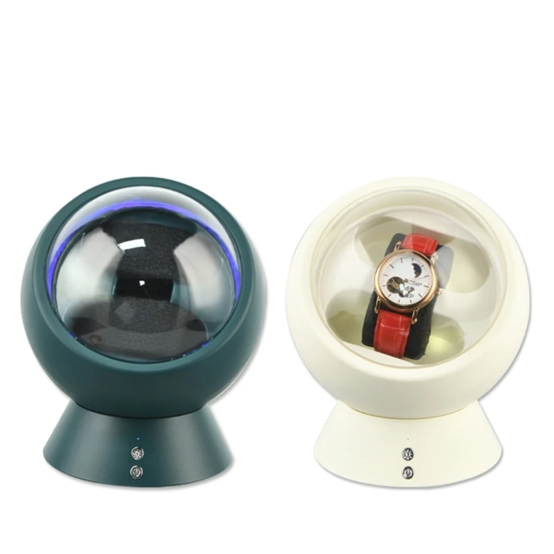 Automatic Watch Winder 2 Slot Mechanical Watch Winders Intelligent Watch Storage Box Mute Watch Shaker 2 Kinds Power