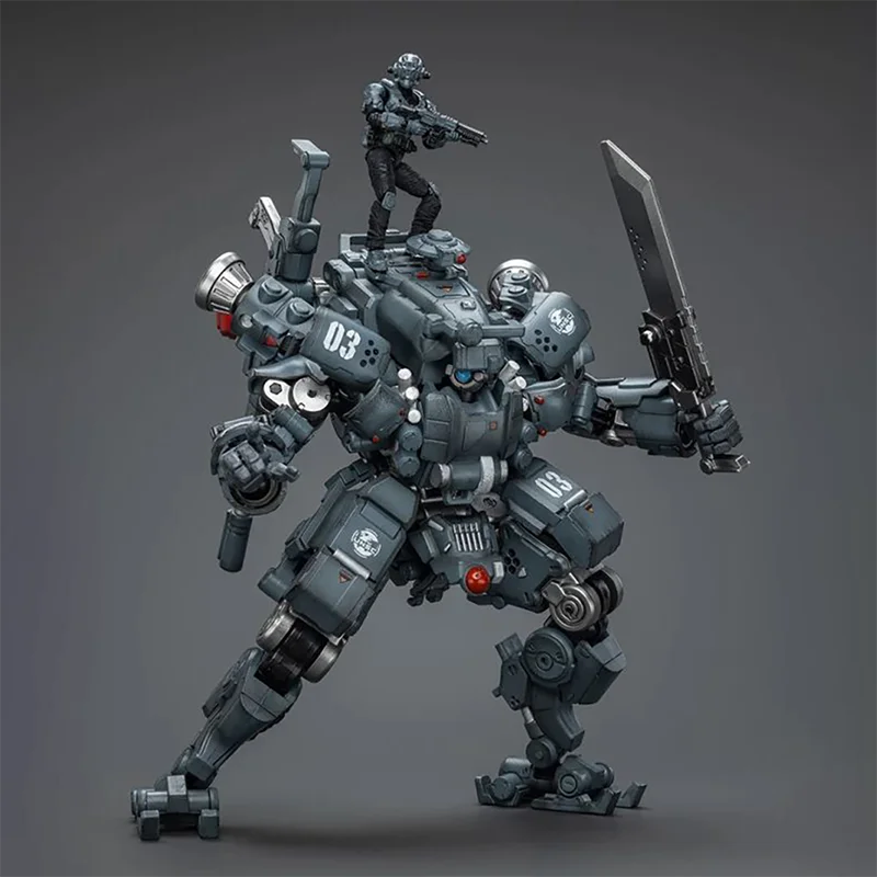 JOYTOY Dark Source Actionfigur im Maßstab 1:18, God of War 86-II 03, hohe Mobilität, Assault Mech, bewegliches Militärmodell, Roboterspielzeug