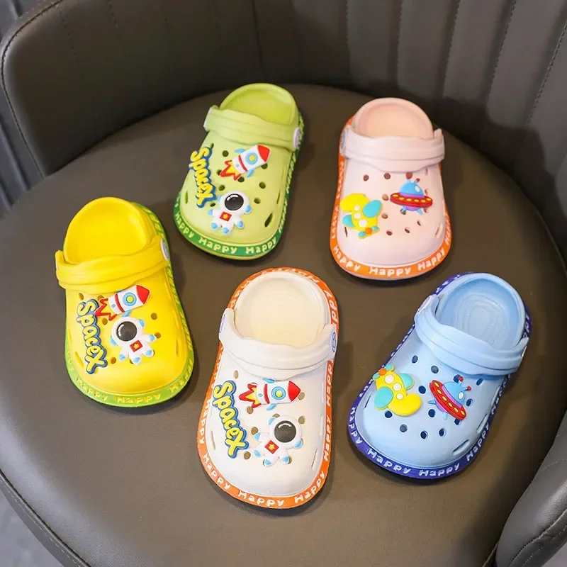 Zomer Baby Kids Cartoon Sandalen Kleurrijk voor kinderen Babymeisje Schoenen Sandaal Infantil Jongen Meisje Kinderen Tuin Strand Schoenen