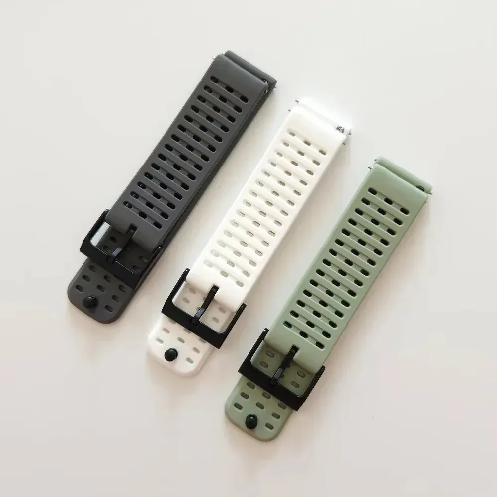 

22mm Strap For Suunto RACE S / Ocean / Vertical Silicone Wristband For Suunto 5 9 Peak Pro Replacement Watch Band Bracelet