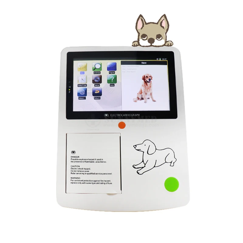 Vet Veterinary ECG Digital Animal Portable electrocardiogram ECG Equipment