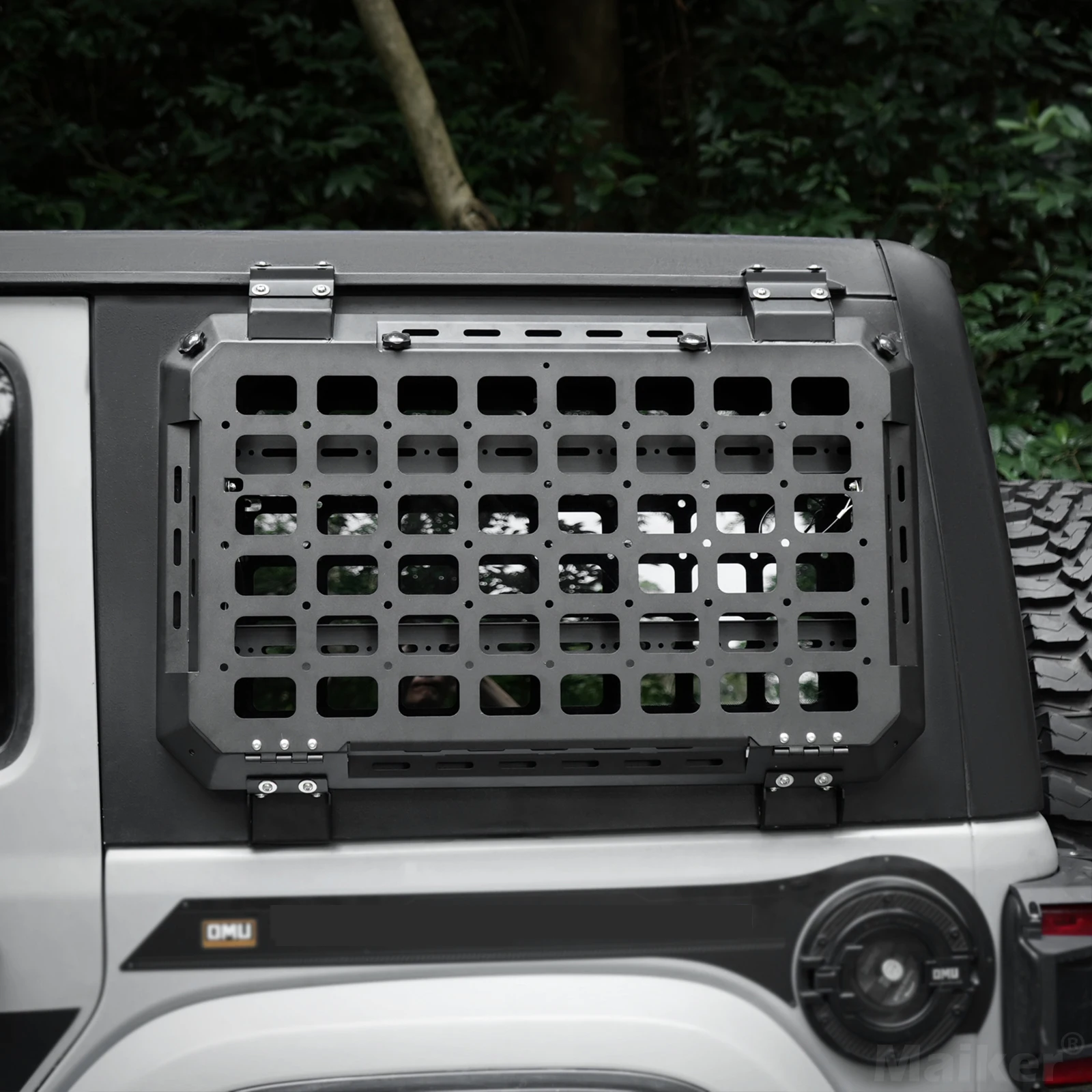 Offroad Steel Black Multifunctional Side Window Expansion Panel For Jeep Wrangler JL 2018+ Maiker Offroad