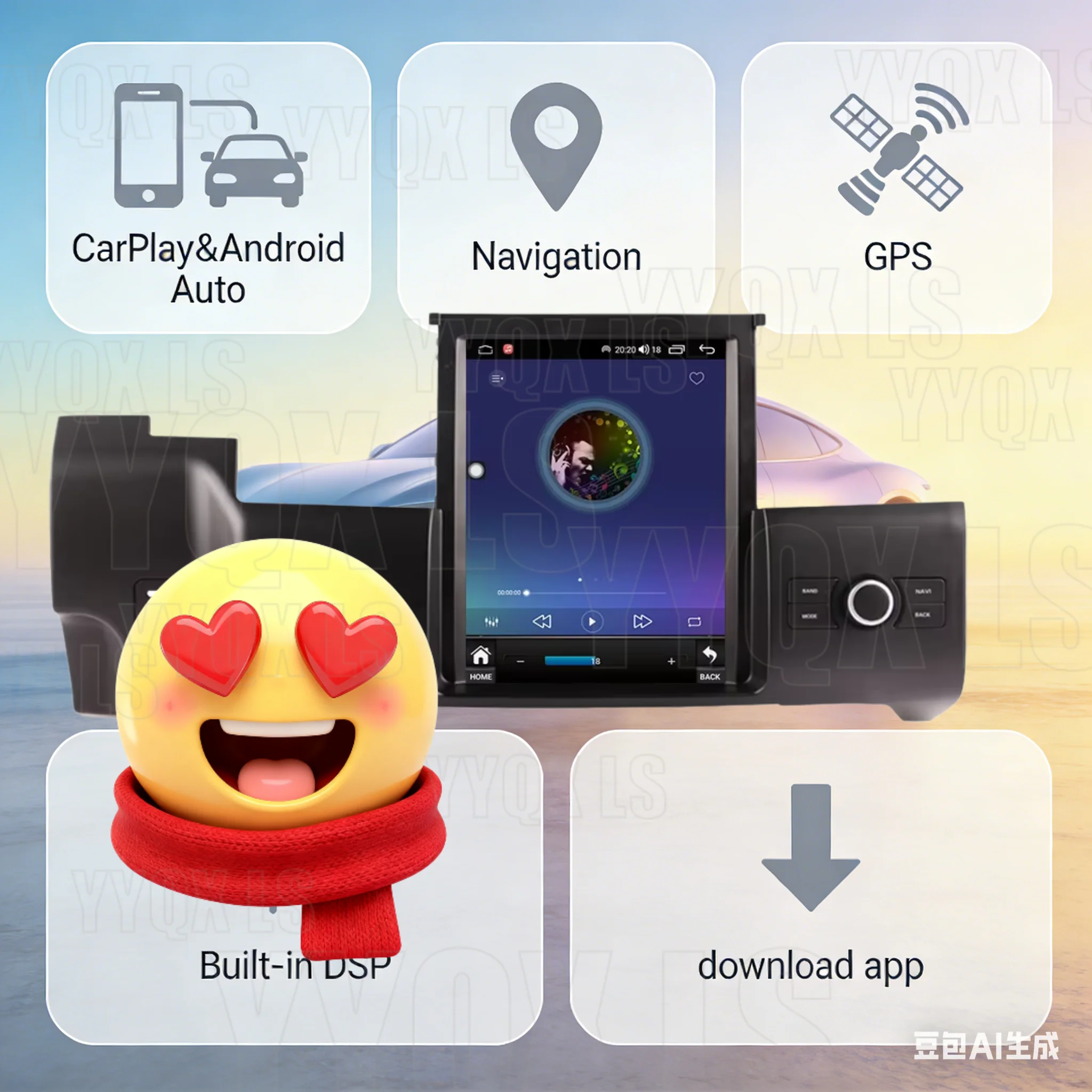 Android right-hand drive CarPlay For Land Rover Range Rover Sport 2010-2013 GPS Multimedia Player Stereo Head Unit