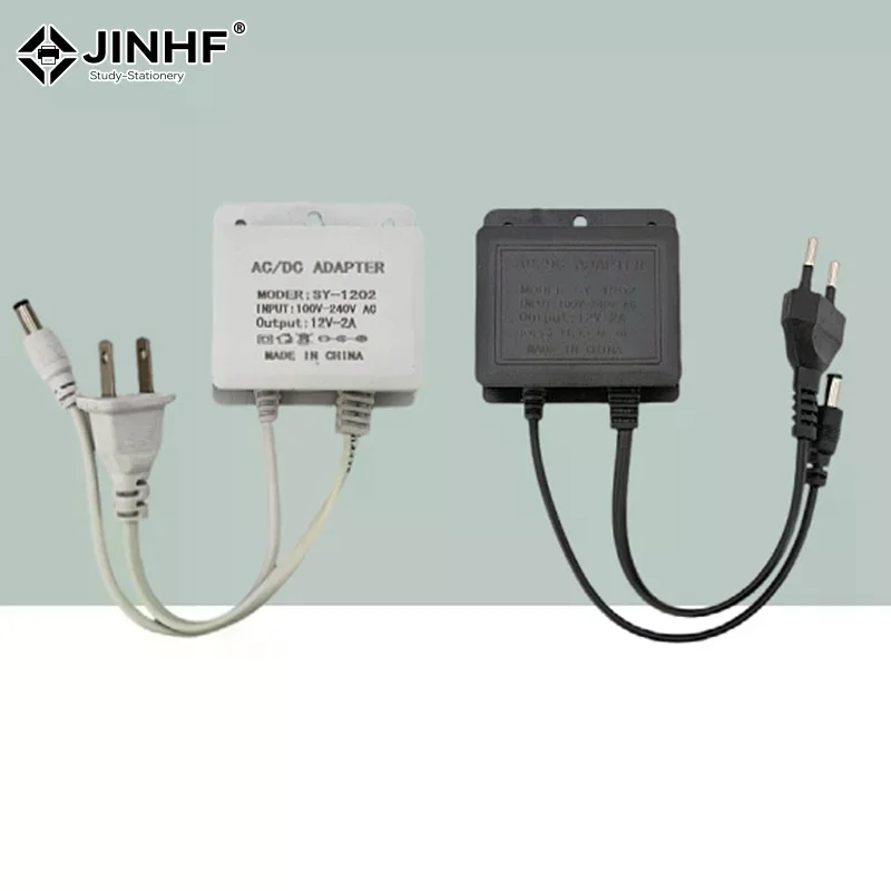 1Pcs EU/US Plug DC12V 2A Waterproof Power Adapter For CCTV Security Surveillance AHD Camera Charger NVR DVR Input AC100V-240V