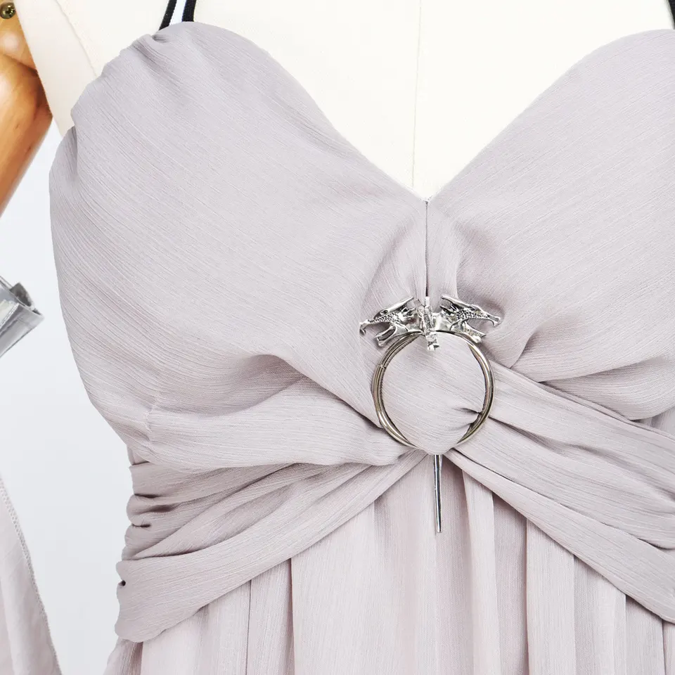 khaleesi grey dress Game of Thrones Daenerys Targaryen Wedding dress